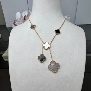 Van Cleef & Arpels Four-Leaf Clover Six-Petal Necklace